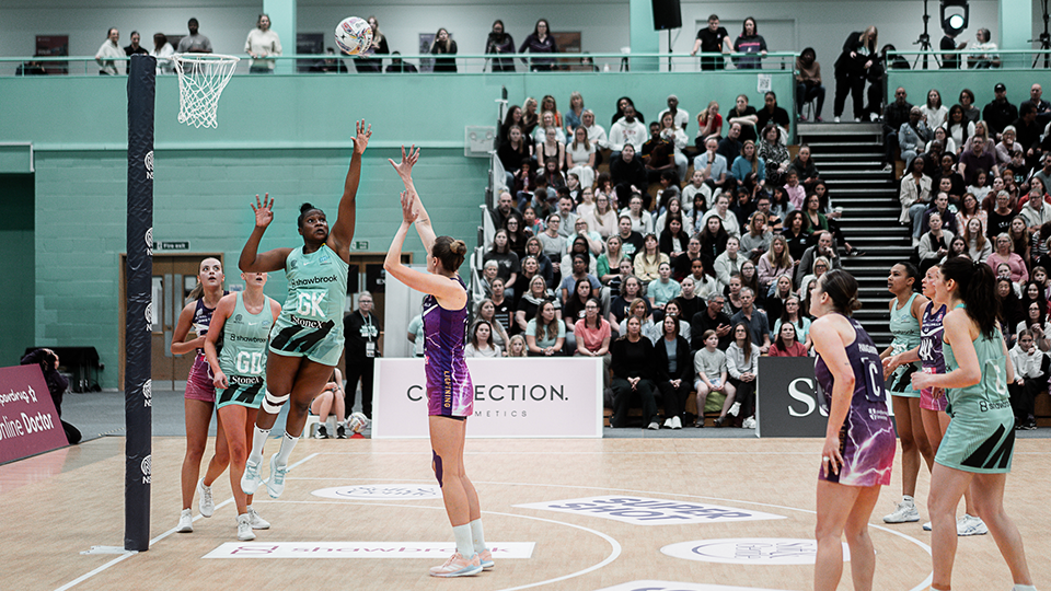 Ella Clark taking a shot from range