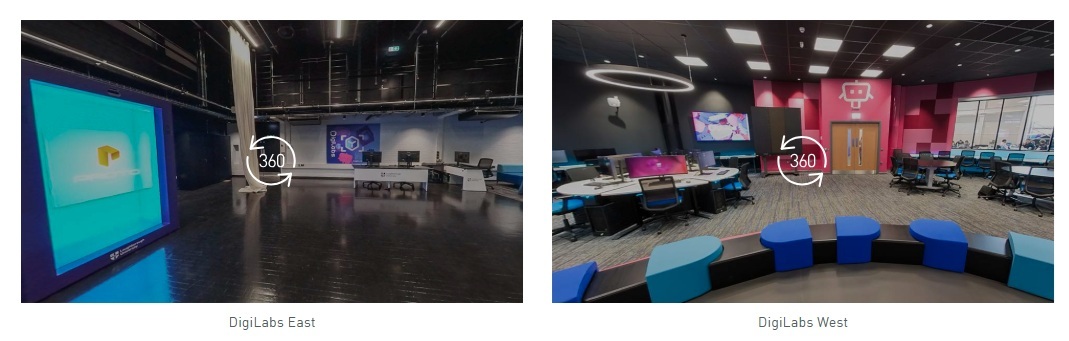 Take a 360-degree tour of DigiLab East and DigiLab West by visiting the DigiLabs website: DigiLabs | 麻豆視頻_麻豆直播_麻豆传媒官网