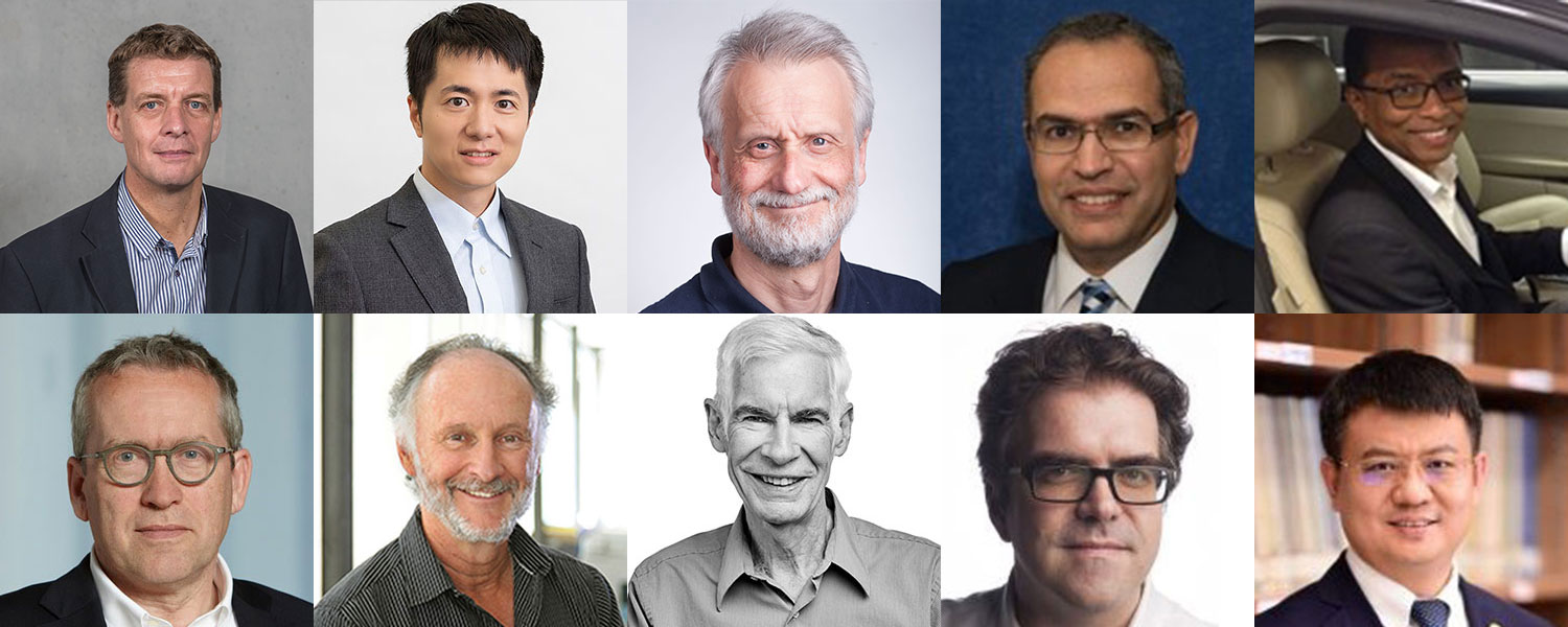 Headshots of all Fellows in relation to Andrew and Haitao's story