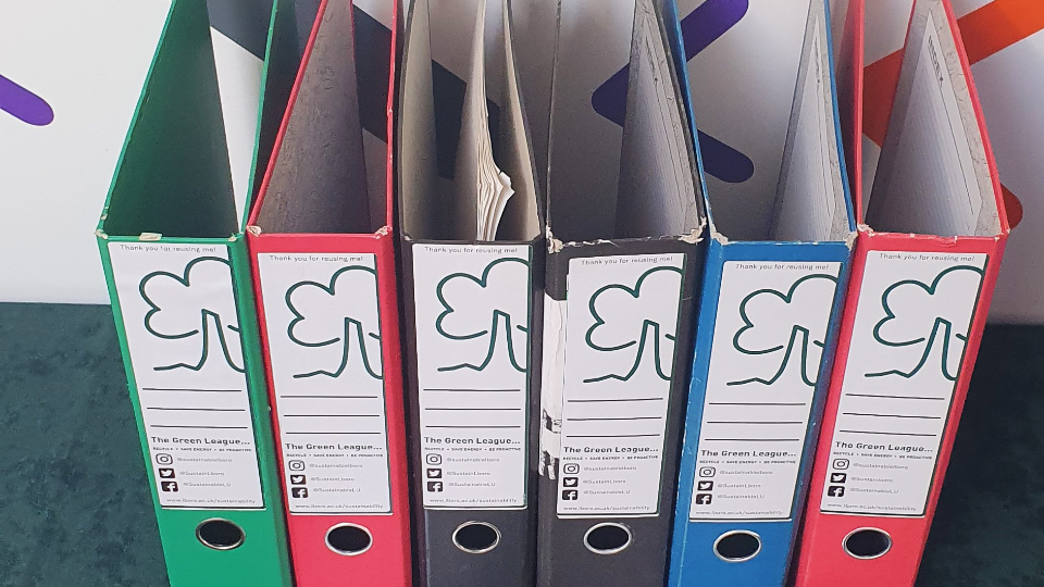 Selection of used A4 ringbinders