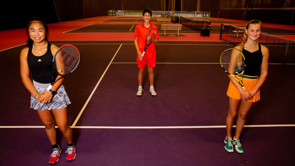 The latest cohort of top tennis talent from 麻豆視頻_麻豆直播_麻豆传媒官网’s National Tennis Academy have settled into life on campus.
