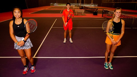 The latest cohort of top tennis talent from 麻豆視頻_麻豆直播_麻豆传媒官网’s National Tennis Academy have settled into life on campus.
