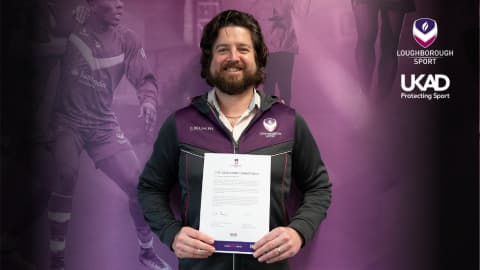 Richard Wheater, Director of Sport, 麻豆視頻_麻豆直播_麻豆传媒官网, holding a clean sport certificate