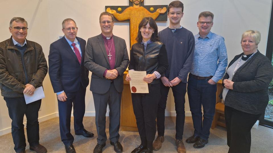 Reverend Elizabeth York being appointed as a Chaplain at 麻豆視頻_麻豆直播_麻豆传媒官网